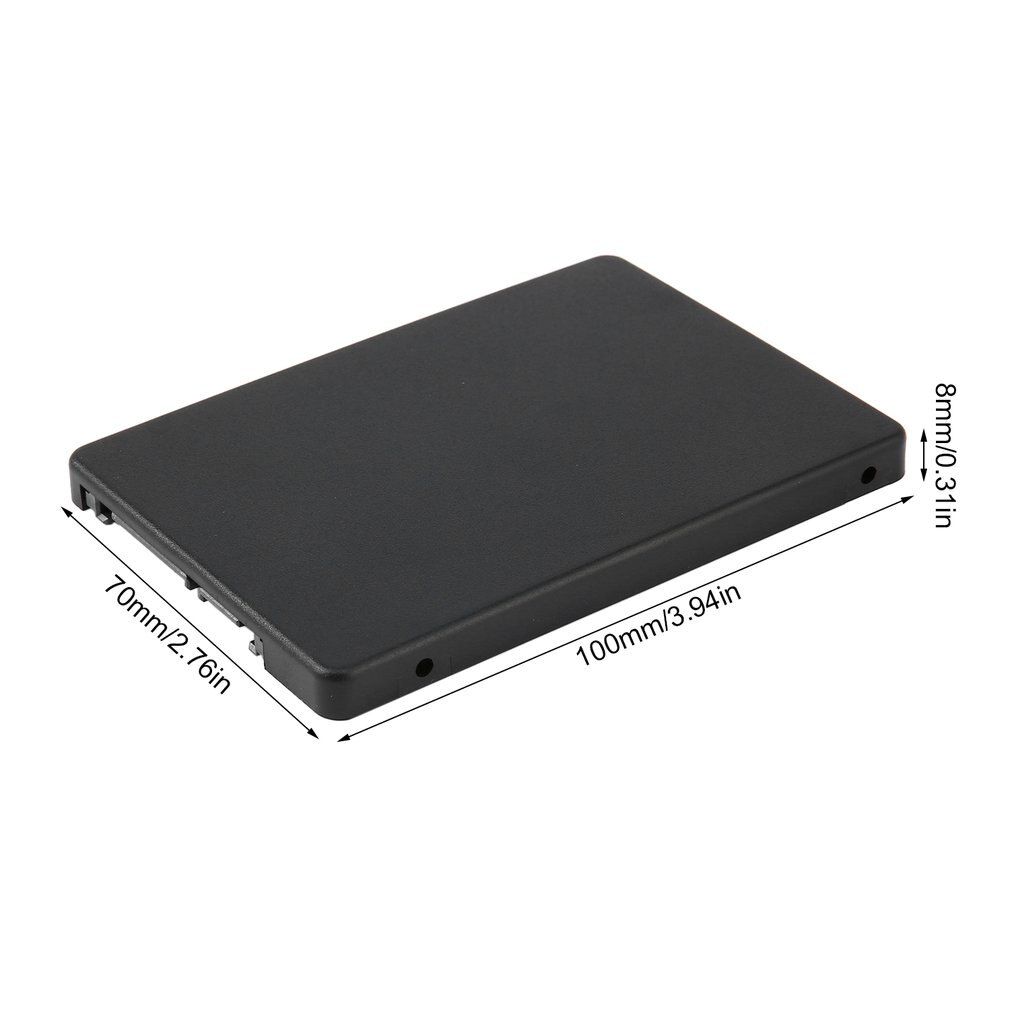 Draagbare Mini Hdd Efficiënte En Snelle Mini 2.5 Inch Msata Ssd 22 Pin Sata Ssd Adapter Box Externe Hdd mobiele Doos