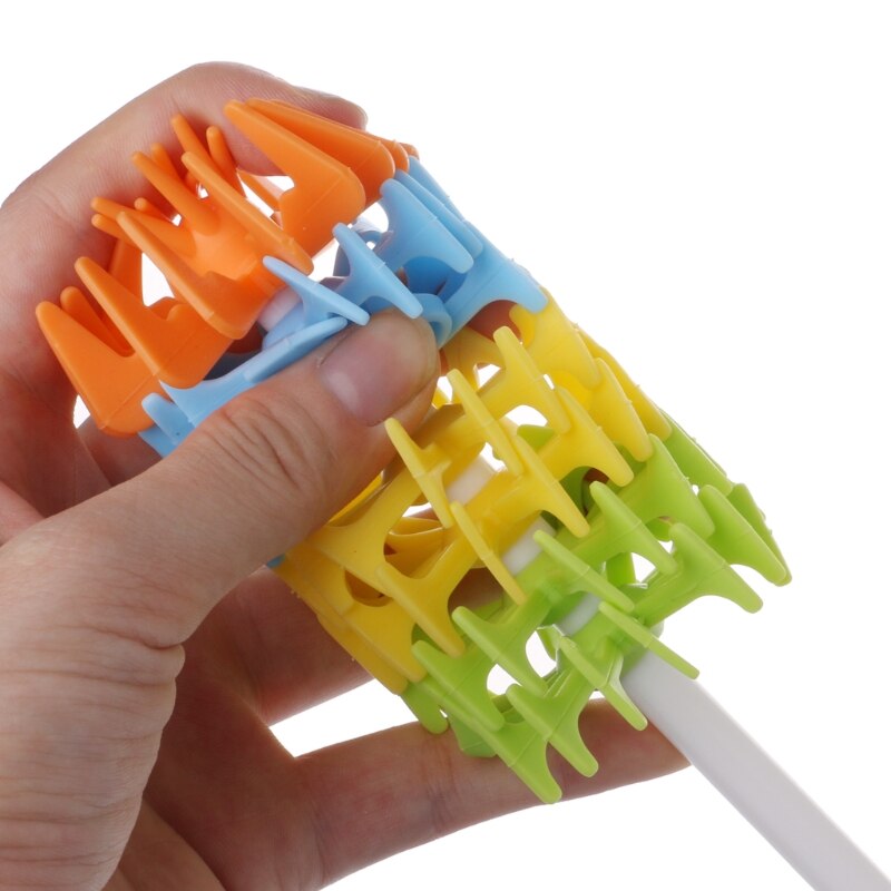 Regenboog 360 Rotatie Silicon Baby Melk Zuigfles Borstel Tepel Schoonmaken Tool