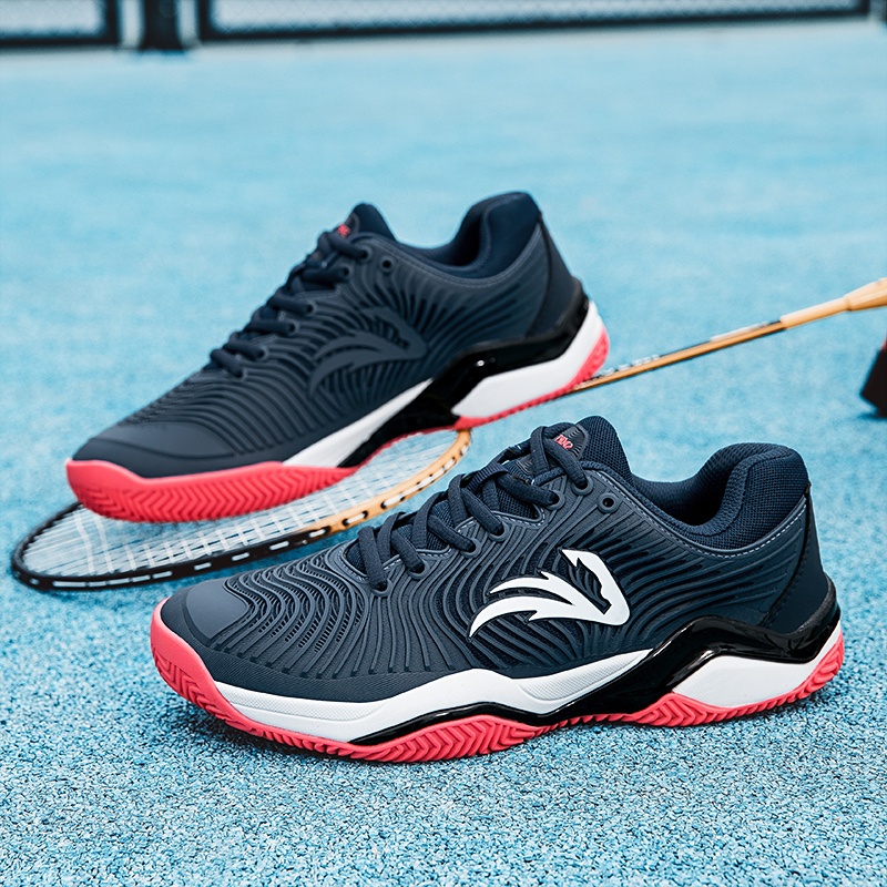 Nouvelles chaussures de badminton pour hommes et femmes chaussures de tennis chaussures d'entraînement en caoutchouc semelle souple chaussures de sport respirantes respirantes