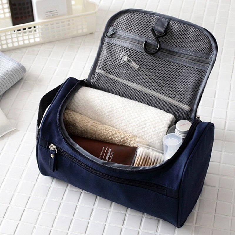 Multifunktions reise Kosmetik Tasche Nylon Frauen Männer machen-hoch Taschen Pflege Organizer Wasserdicht Lagerung bilden Fälle