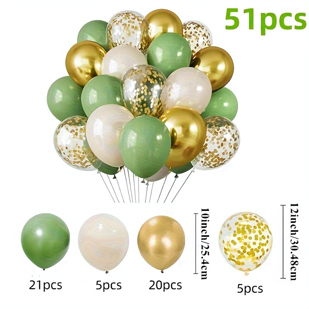 16pcs Black Metallic Sequin Balloons for Birthday Wedding Graduation Party Balloon Decoration: green