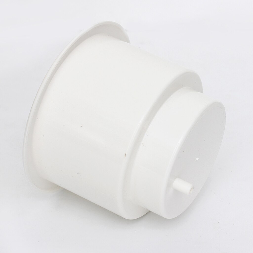 Soporte de posavasos blanco para coche, orificio de drenaje lateral de almacenamiento empotrado, para barco marino, RV, automóvil, 1 unidad