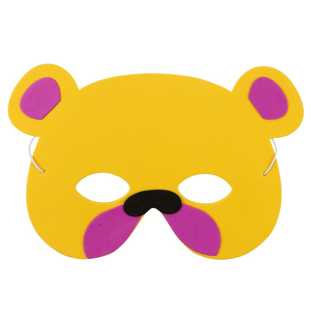 1pc søte eva skum dyr maske for barn bursdagsfest kostyme tilbehør dress up tilfeldig