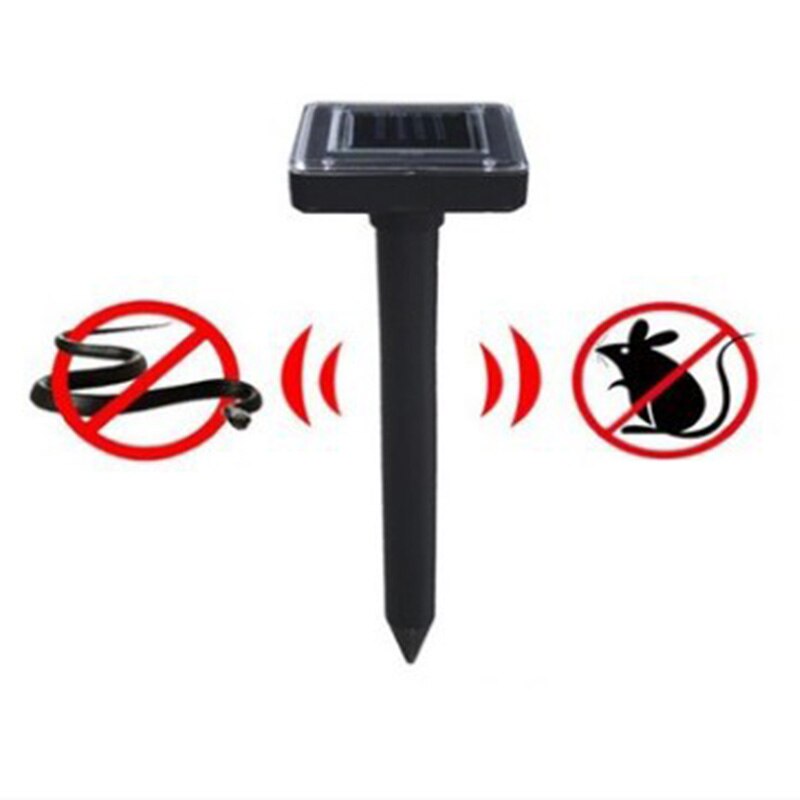 Mole Repellent 4 Pack Ultrasonic Animal Repellent Solar Powered Gopher & Vole Chaser Humane Rodent Repellent