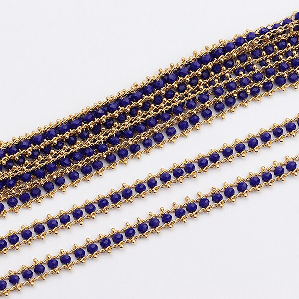 Gufeather  c70, smykketilbehør, gjør-det-selv-kjede ,18k gullbelagte ,0.3 mikron, perler, smykkelaging, gjør-det-selv-kjede kjede ,1m/ lot: C7014