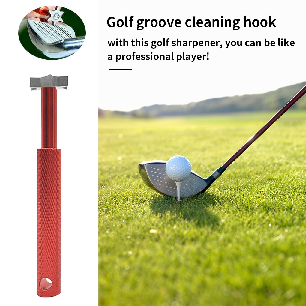 Aiguisoir de rainure de Club de Golf 6 têtes, aiguisage de cales de Golf Portable, outil de nettoyage de rainure en acier