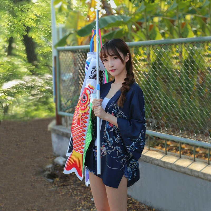 Windsock japonés para carpa de 70cm, cometa de bandera, pez, Koi Nobori Koinobori
