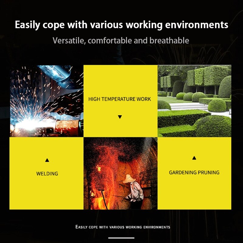 Glove Safety Rose Pruning Thorn Resistant Gardening Gloves with Long Forearm Protection for Men and Women