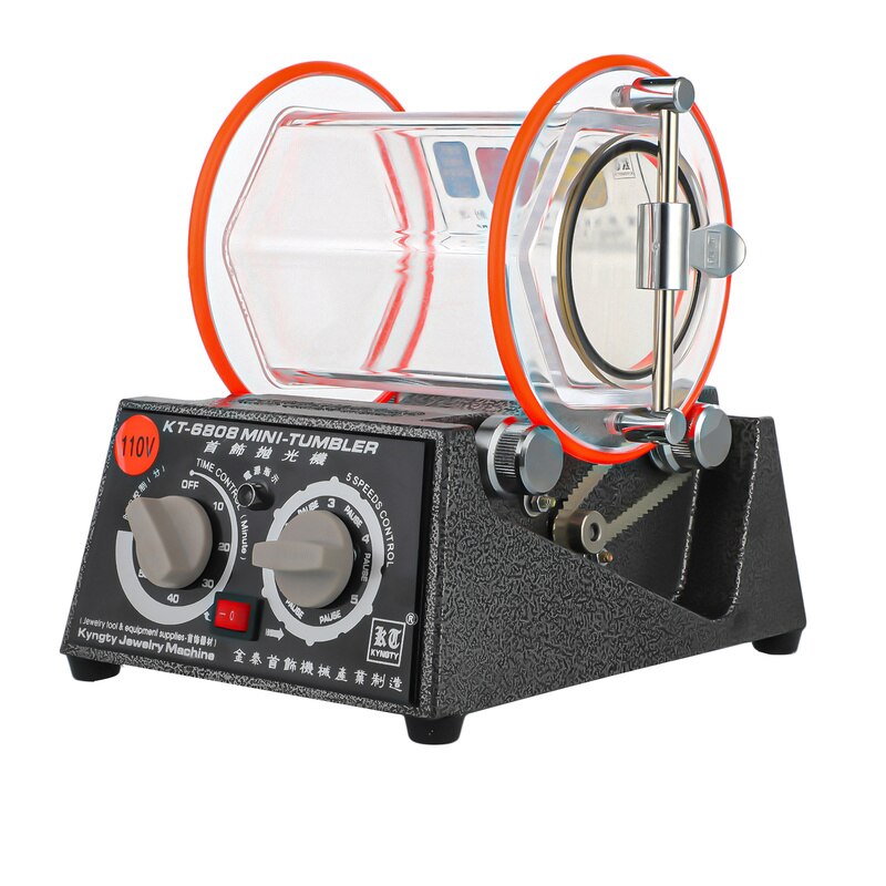 Tonneau/seau rotatif pour gobelet KT-6808, polisseuse de bijoux, capacité de 3kg