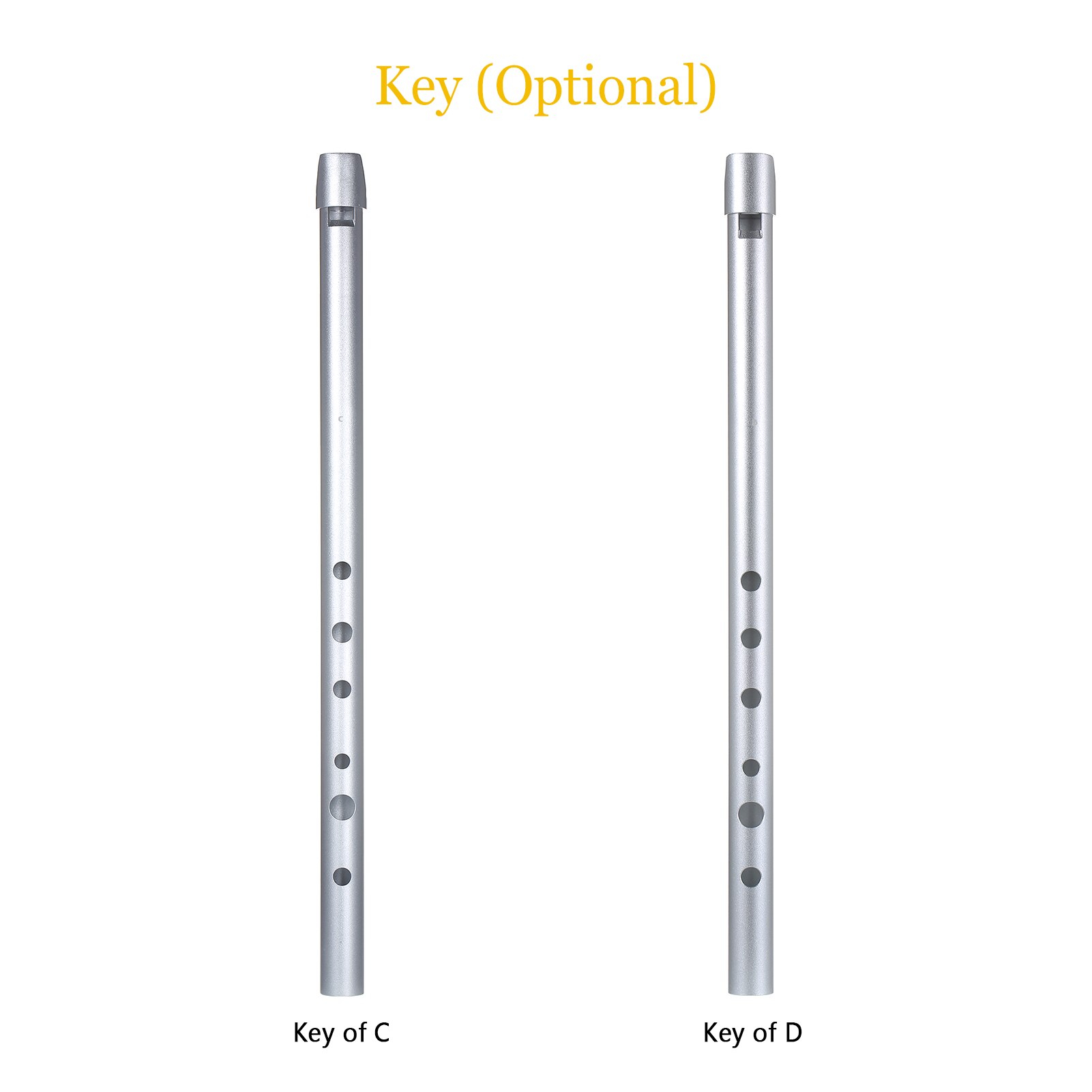 Irish Whistle Entry Level C Key Traditional Tin Penny Whistle 6 Holes Flute Wind Music Instrument for Beginners