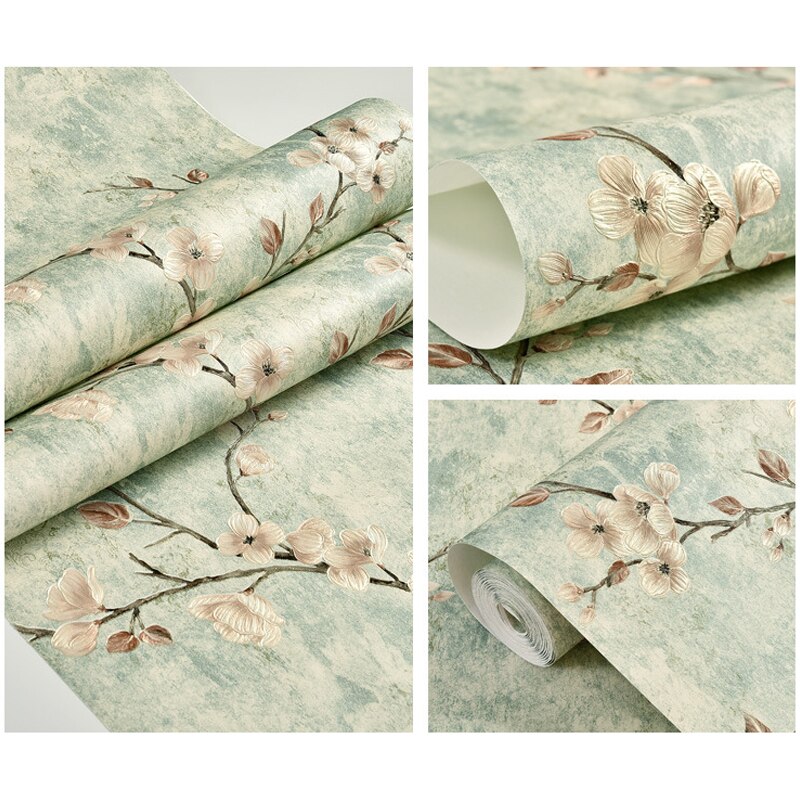 Luxury Embossed Damask Wallpaper 3D Self-adhesive Wallpaper Fine-pressed Non-woven Bedroom Living Room TV Background Wallpaper