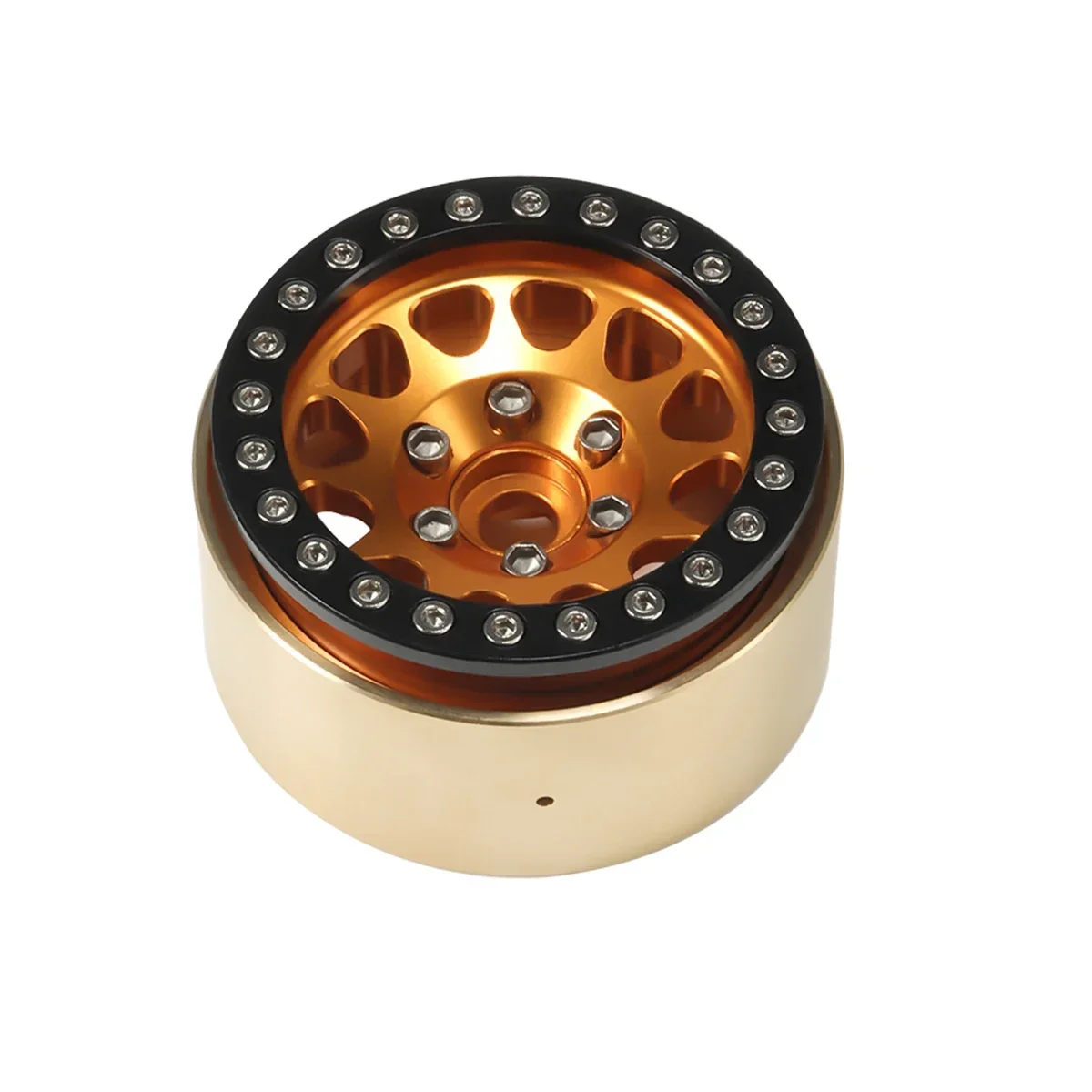 95g latón 1,9 pulgadas Beadlock rueda pesas anillos de abrazadera interna para 1/10 RC Rock Crawler SCX10 II 90046 D90 TRX4 Element Enduro