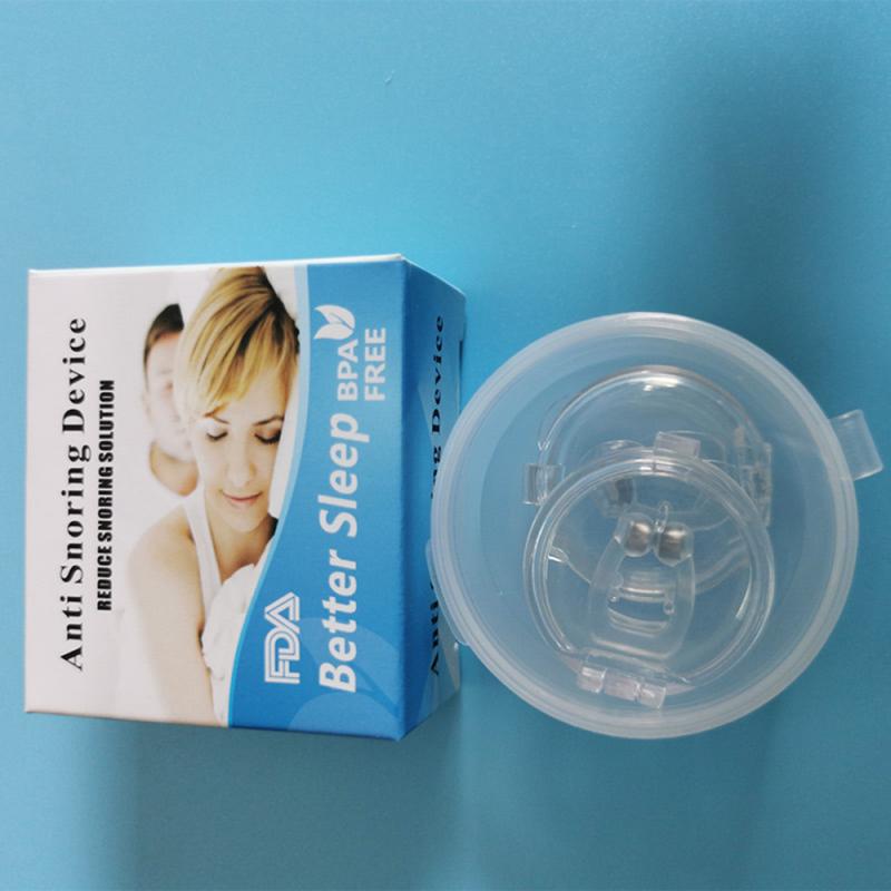 Pinza nasal de silicona Anti ronquidos, 1/2/4 Uds., para dejar de roncar, pinza para la nariz, pinza para levantamiento de puente, pinza de masaje con funda