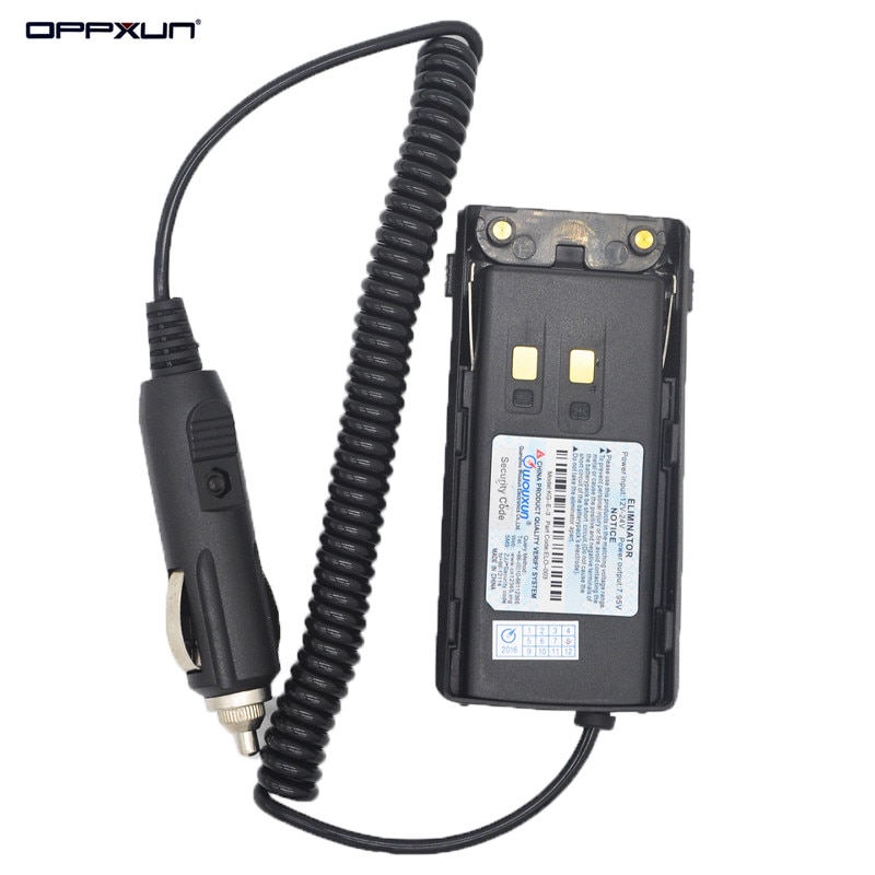 Originele Wouxun Walkie Talkie Batterij Eliminator Adapter Auto Lading Voor Wouxun KG-UV9D(Plus)/ KG-UV9D Ham Radio