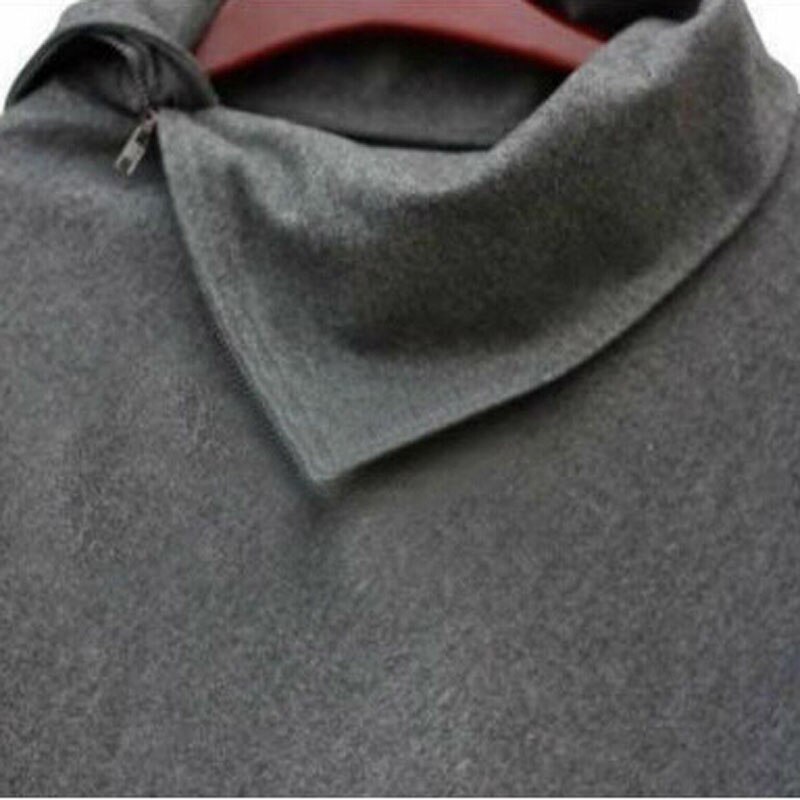 LERFEY automne Wimnter femmes surdimensionné Cape châle chauve-souris irrégulière hauts Poncho châle Cape chandails Blusas Femininas M-XL