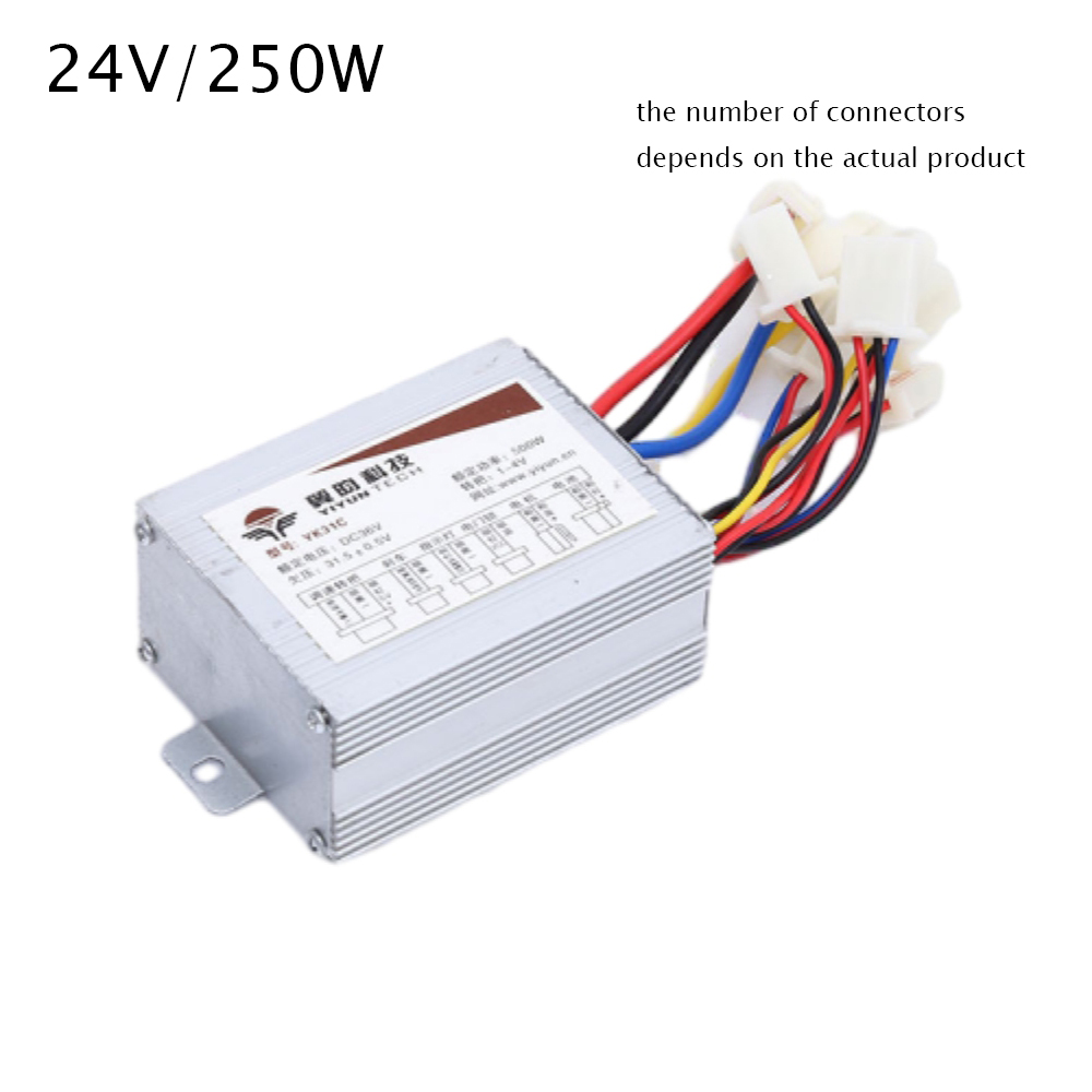 24V/36V/48V sterownik silnika szczotkowego roweru elektrycznego 250W/350W/500W/800W sterownik silnika szczotkowego DC robić części rowerów elektrycznych