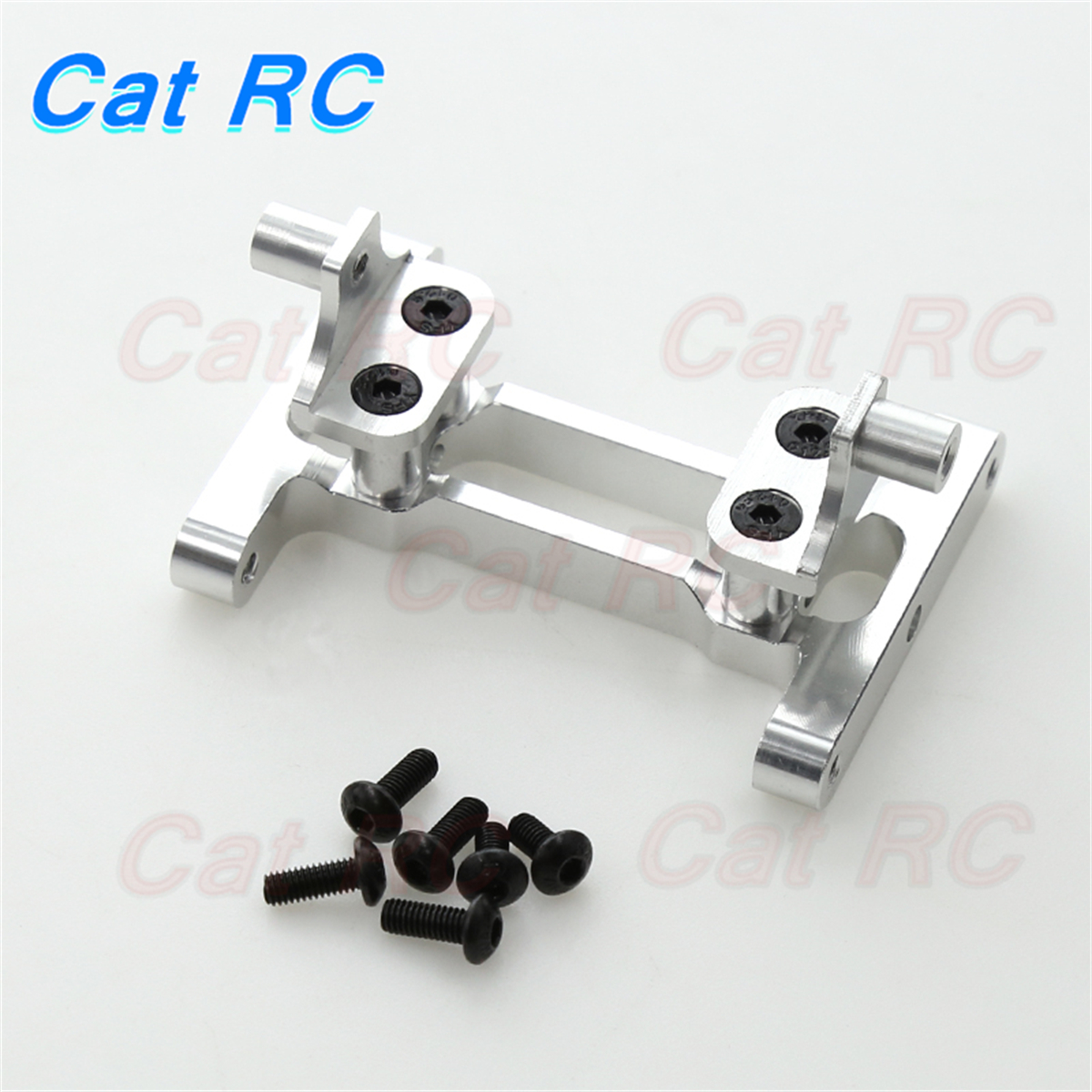 1pc Tamiya 1/14 supporto per telaio posteriore in metallo per camion trattore per auto Rc 56301 56304 56309 56314 King Knight carry er R620 MAN catRV: silver