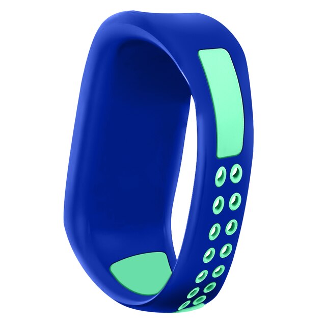 Bracelet en Silicone FIFATA Bracelet pour Garmin Vivofit 3/Vivofit JR/JR 2 enfants Bracelet de montre sport coloré Bracelet accessoires: Blue green / S