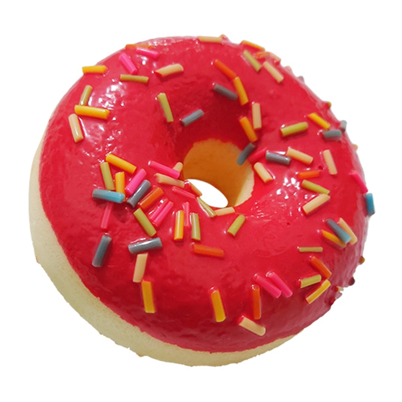 6.2cm künstliche Mini-donuts, squishy-spielzeug, modelllebensmittel, schokoladenkuchenrolle, fotodekorationsrequisiten: Dunkles khaki