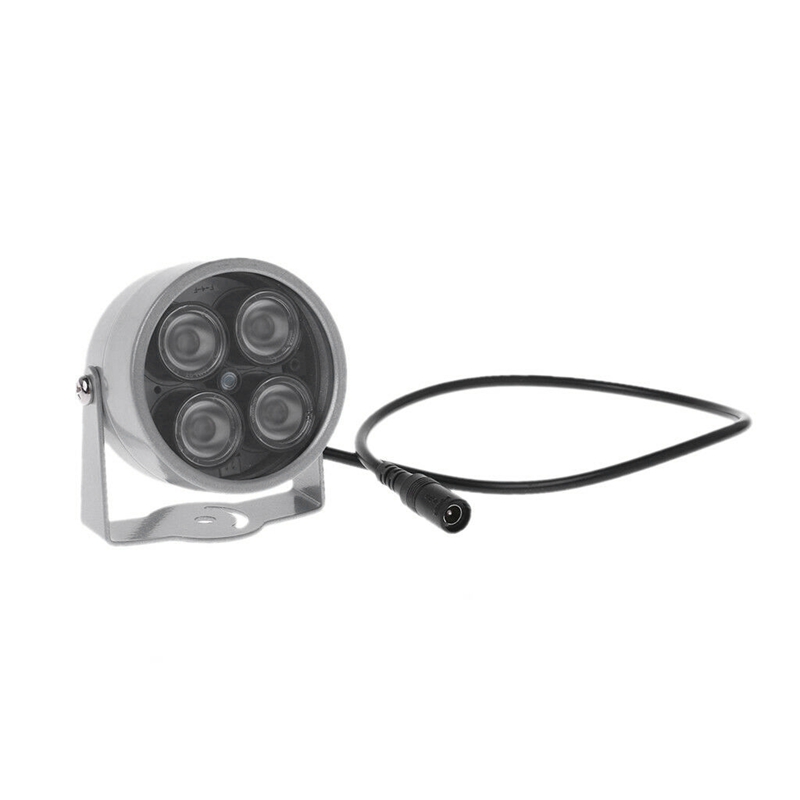 CCTV CCD 4 LED Array IR visión infrarroja luces nocturnas impermeable cámara IP lámpara: Default Title