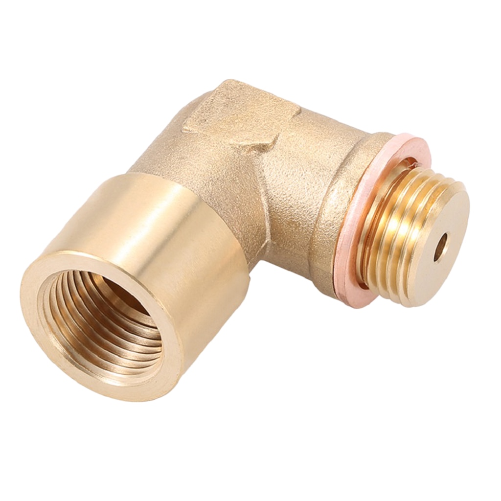 M18 x1.5 Car Oxygen Sensor Lambda Extender Spacer Exhaust 90 Degree Lambda O2 Oxygen Sensor Extender Spacer Car Accessories