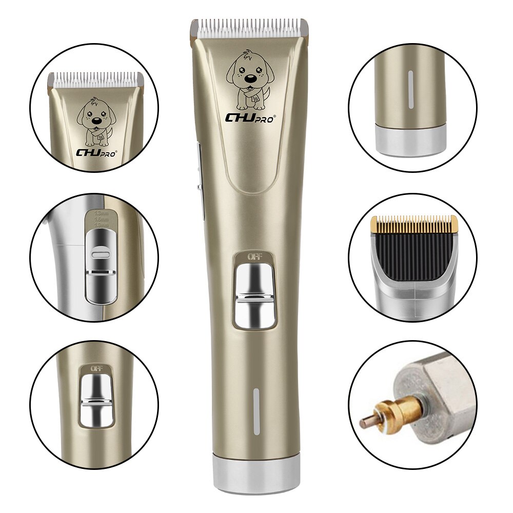 Pet Dog Grooming Clipper Haar Professionalhair Trimmer Kit Oplaadbare Hond Kat Haar Scheren Machine Low Noise Tondeuse
