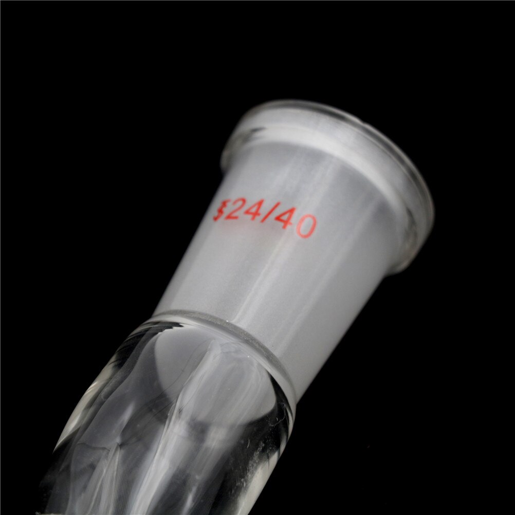 24/40 Glass Straight Tube Vacuum Take-off Adapter Gas Inlet Adapter Lab Glassware Lab Supplies