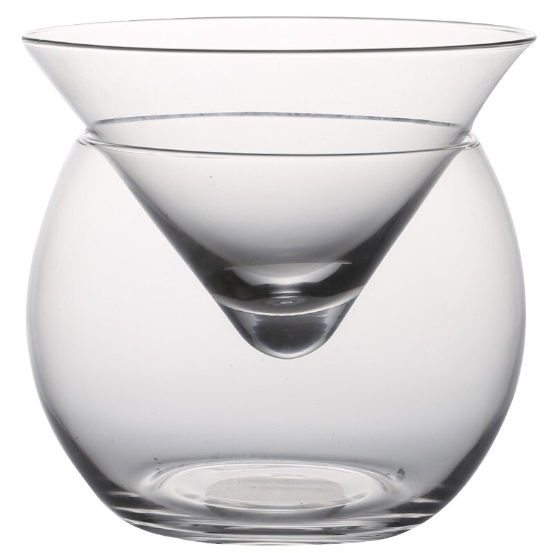 Molekulare Mixology Zwischenschicht Dreieck Cocktail Iced Kristall Wein Glas Kegel Martini Kugelstern Set Bartender Spezielle Trinken Tasse