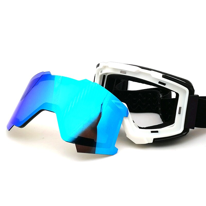 Skibril Grote Sferische Bril Magnetische Dubbele Anti-Fog Revo Film UV400 Professionele Skiën