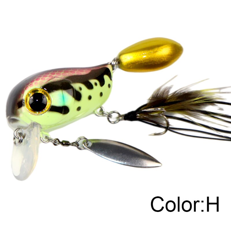 Histolure fiske sluk  sa40 sveiv 40mm 8g 12 farger flytende sluk bass gjedde wobblere crankbait: Sa40 h