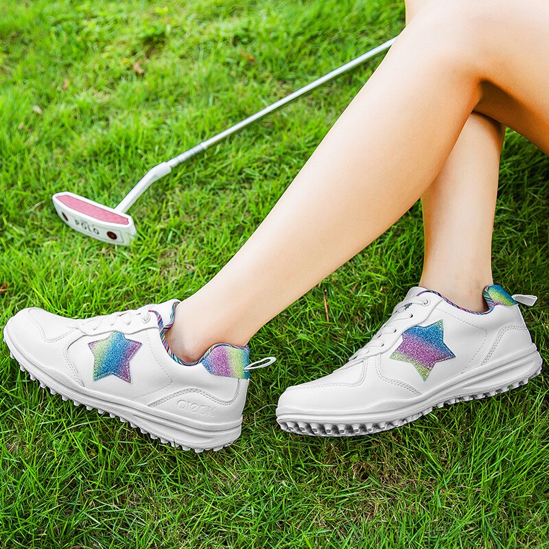 Dames golfschoenen witte waterdichte golfschoenen dames jogging wandelschoenen golfschoenen dames sneakers