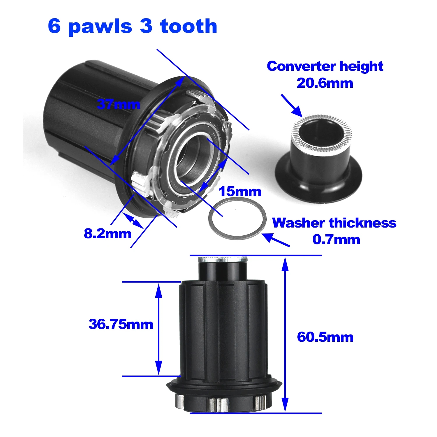Walgun-MTB Fietsnaven, 6 Pallen, 3 Tanden, 120 Klik Boost Hub, 28H 32H 36H, Voor 110*15, Achter 148*12, HG MS XD 8 9 10 11 12 Speed