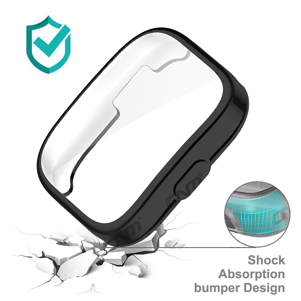Custodia protettiva per schermo per Amazfit Bip 5 copertura completa paraurti custodia protettiva in TPU morbido per accessori Amazfit Bip5