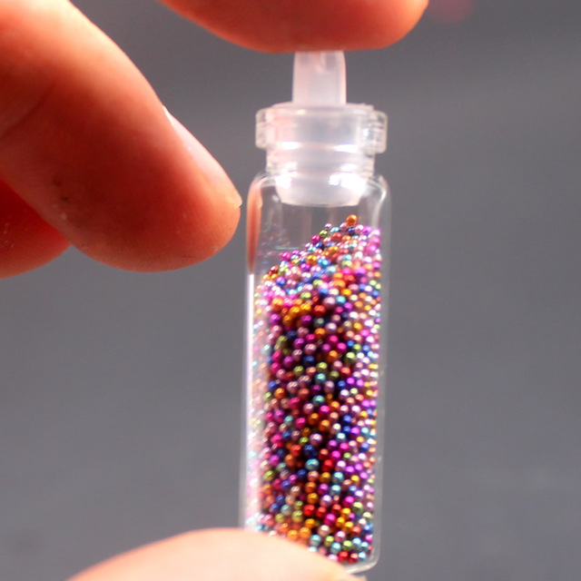 1Pcs Kleur Kralen Speelgoed Glass Bead Grappige Kinderen Speelgoed Plastic Cartoon Meisjes Magic Dieren Vervorming Speelgoed Kids Kralen: Iridescent color