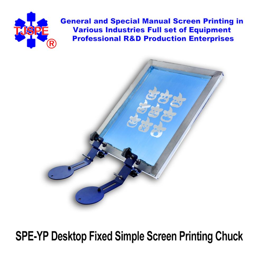 006324 SPE-YP simple screen printing machine single color silk screen press equipment screen printing chuck