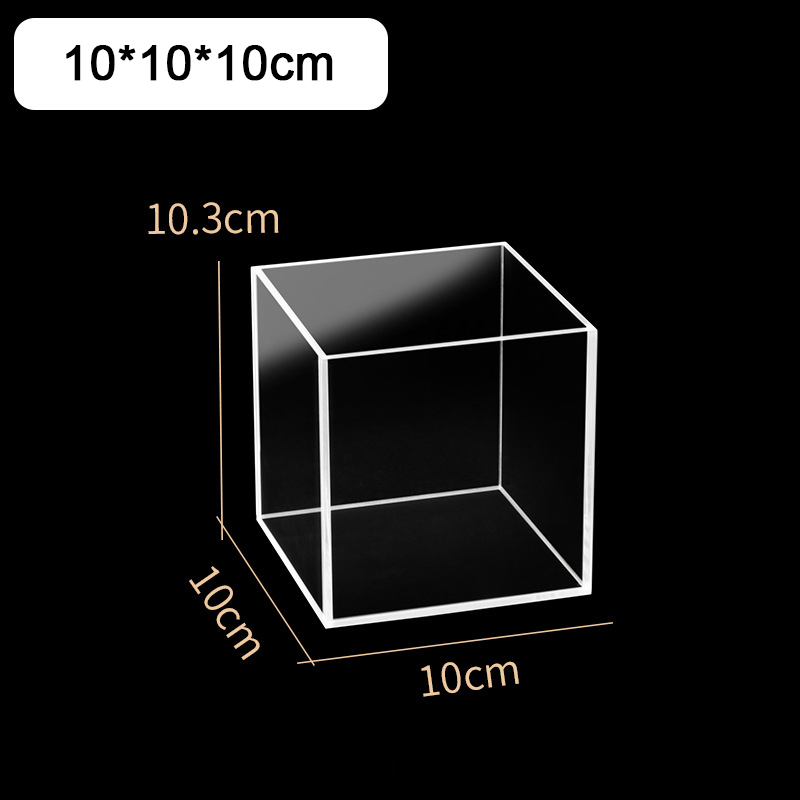 Réservoir de poissons séparé pour petits poissons Betta, Aquarium ouvert en acrylique Transparent pour plantes d&#39;eau, réservoir à tortue: G