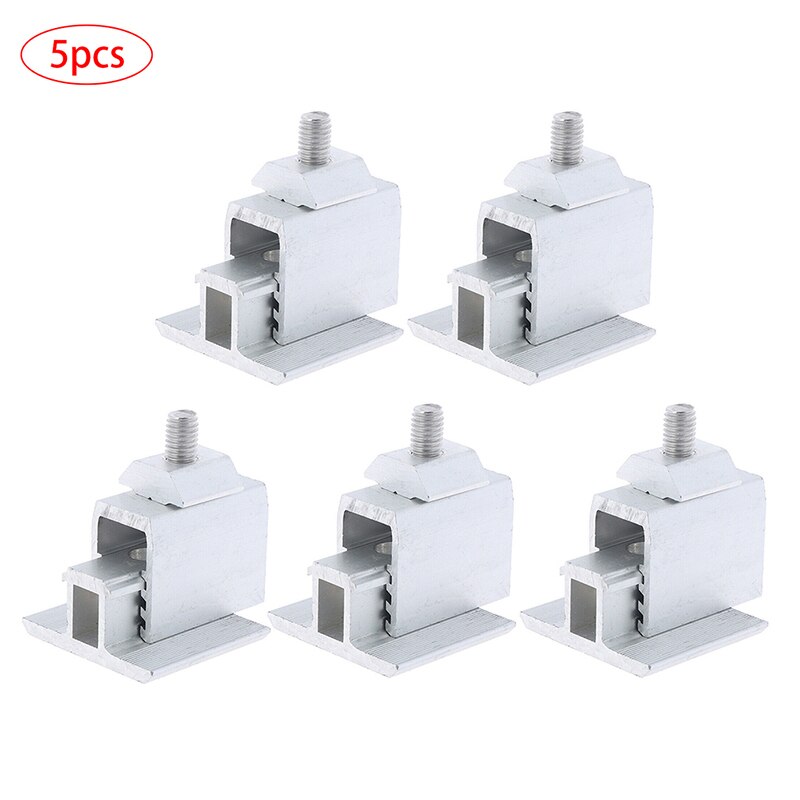 35-50mm morsetti di montaggio per pannelli solari supporti fotovoltaici solari a media pressione supporto per staffa accessori per sistemi solari regolabili 1/3/5pz
