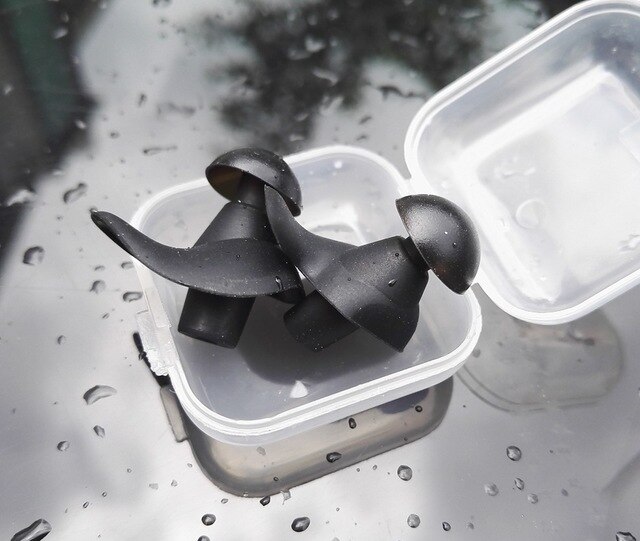 4 @ # Zachte Oordopjes Zwemmen Siliconen Waterdicht Stofdicht Oordopjes Duiken Watersport Zwemmen Anti-noise Accessoires: 39