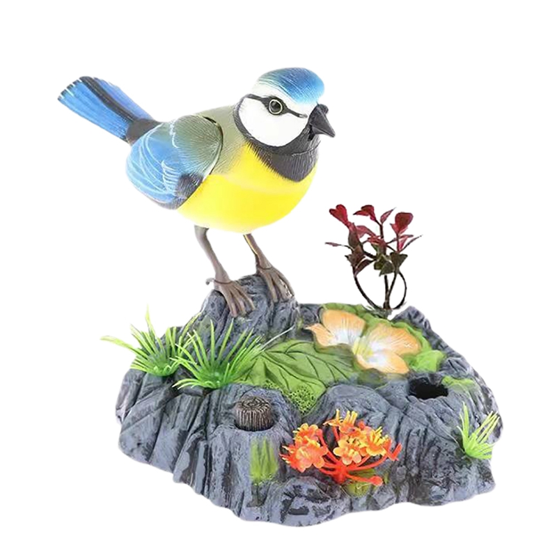 Simulation de son électronique, contrôle activé, jouet d&#39;oiseau, active le grincement, chant avec capteur de bruit: C
