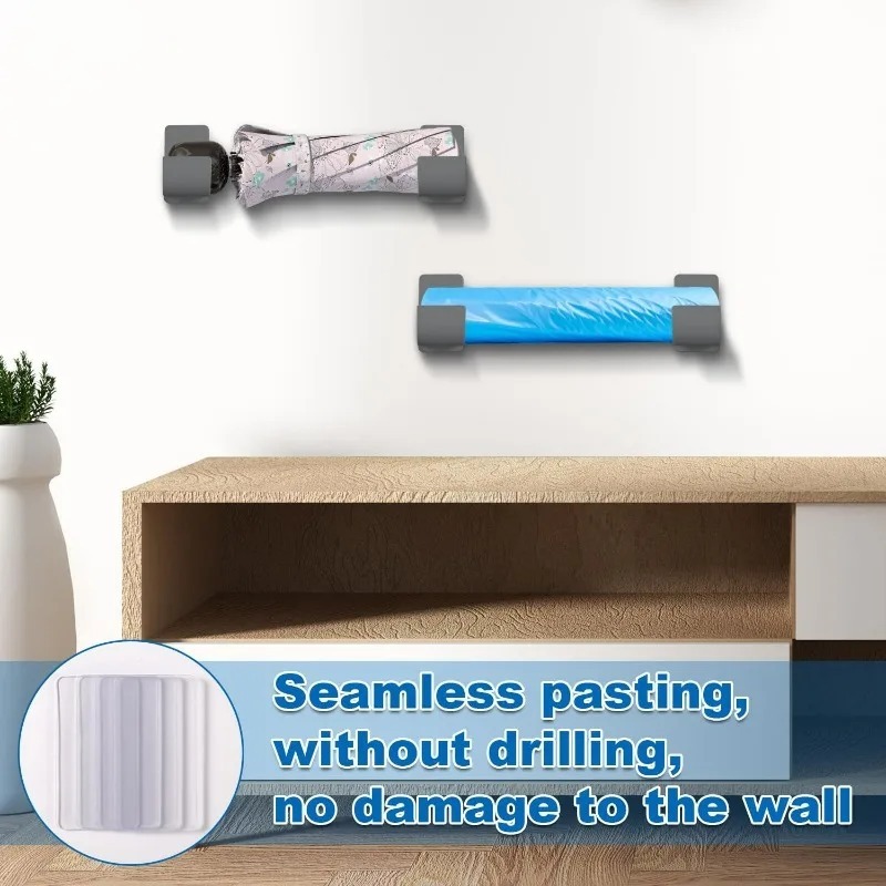 Trash Bags Shelf Holder Wall Mounted Trash Bags Holder Film Container Dispenser Garbage Bag Box Self-Adhesive Garbage Roll Racks