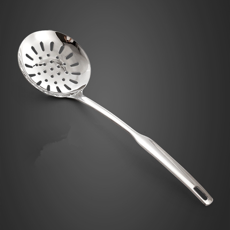 1PC Stainless steel Kitchenware Cooking Tools set Kitchen Gadgets Utensils Restaurant Cookware Ladle Soup Spoon Turner PK 009