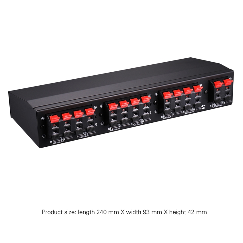 Multiple Amplifier/Receivers Speaker Bidirectional Selector Amplifier Switcher Multiple Pairs of Speaker