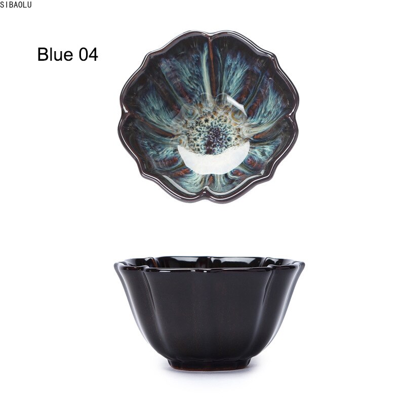 Colorful starry teacup,temmoku glaze tea cup,Kung fu cup Build kiln ceramic cup Teacup,Chinese Jingdezhen Beautifully artwork