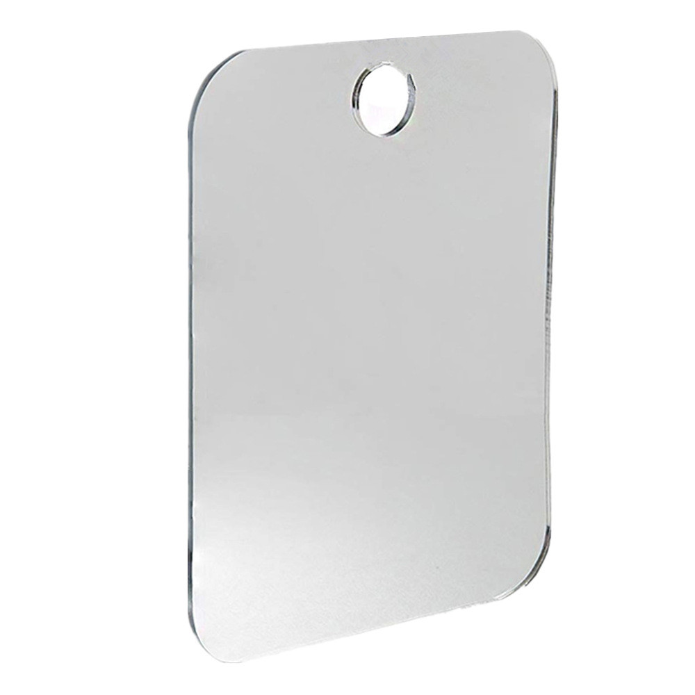 #30 Anti Fog Douche Spiegel Badkamer Fogless Fog Gratis Spiegel Wasruimte Reizen Badkamer Accessoires Scheren Spiegel: Default Title