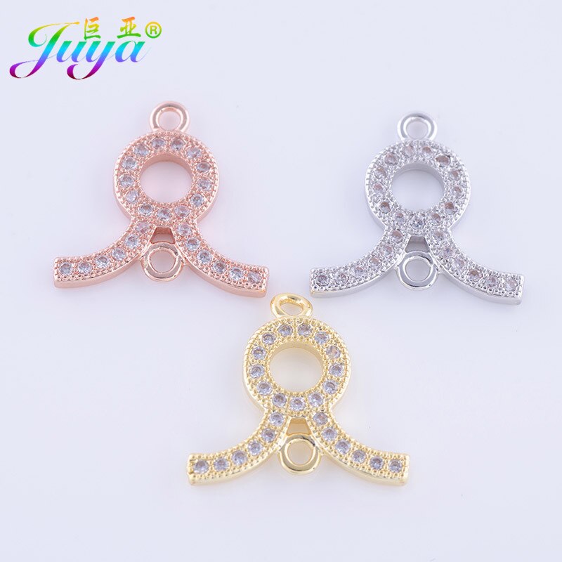 Gioielli FAI DA TE Forniture di Rame Femminile 12 Costellazioni Dello Zodiaco Fascino del Connettore Pendenti con gemme e perle Per Le Donne Del Braccialetto Della Collana Fare
