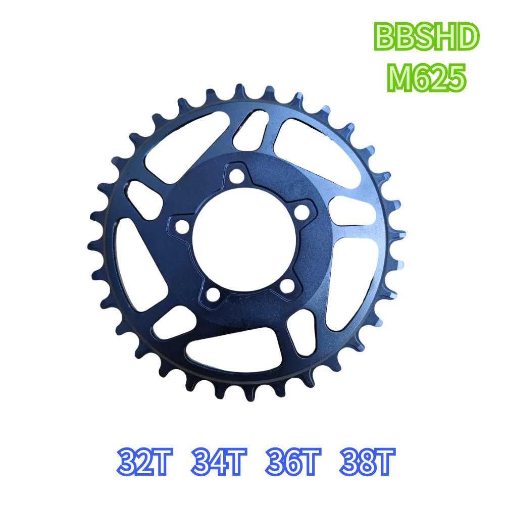 Bafang middenmotor  m625 bbshd 32t 34t 36t 38t kettingblad aluminiumlegering 1000w speciale getande plaat fatbike aangepast tandwiel