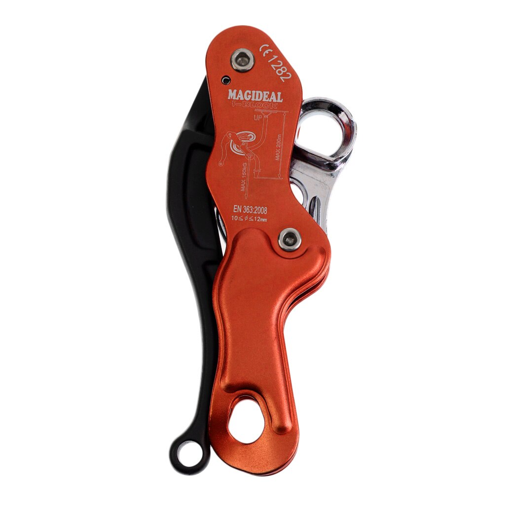 Dispositif d'assurage de descendeur de Double arrêt auto-freinant pour la vitesse de sauvetage de gréement d'arbre d'escalade pour la corde simple de 10-12mm