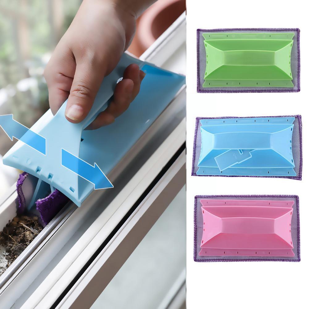 Glass Cleaning Artifact Groove Cleaning Brush Cleaning Groove Window Gap Sill Track Window Tool Wiper Glass Household Brush G4Q6