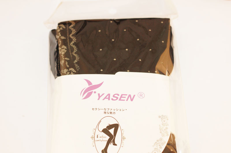 Lente en herfst japanse retro zij jacquard kant fluwelen panty's dames visnet panty's voor dames transparante panty's: Koffie