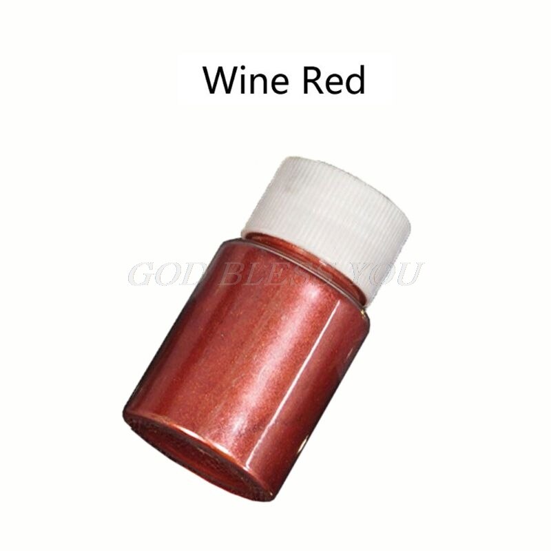 10g metal spejl marmor metallisk harpiks pigment kit harpiks farvestof smykker fremstilling: Wr